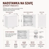 Szafa z Nadstawką SD-50 Drzwi Półki BIEL MAT Do Garderoby Pokoju Biura-6