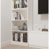 Zestaw Mebli Biurko Chester + Nadstawka 120 + Komoda M3 + Regał Rimini BIEL-3