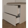 Garderoba HAGA 1L2S Szafka 2 Szuflady Do Korytarza KASZMIR BEŻ 238x50x35 cm-6