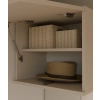 Garderoba HAGA 1SZ2S Szafka 2 Szuflady Do Korytarza KASZMIR BEŻ 238x50x35-5