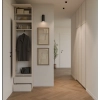 Garderoba HAGA 1SZ2S Szafka 2 Szuflady Do Korytarza KASZMIR BEŻ 238x50x35-9