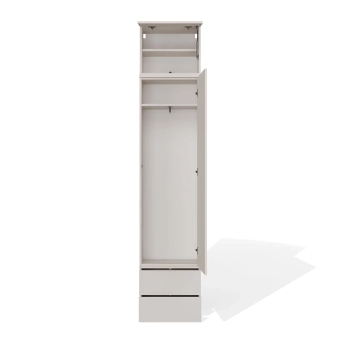 Garderoba HAGA 1SZ2S Szafka 2 Szuflady Do Korytarza KASZMIR BEŻ 238x50x35-12