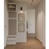 Garderoba HAGA 1W2S Wieszak 2 Szuflady Do Korytarza KASZMIR BEŻ 238x50x35-7
