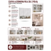 Szafka Łazienkowa Wisząca POLA 3DL/P BIAŁY 80 Cm 3 Lustra z Półką-6
