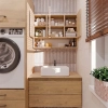 Szafka Łazienkowa Wisząca POLA 3DL/P DĄB ARTISAN 80 Cm 3 Lustra z Półką-3