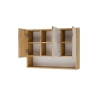 Szafka Łazienkowa Wisząca POLA 3DL/P DĄB ARTISAN 80 Cm 3 Lustra z Półką-13