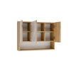 Szafka Łazienkowa Wisząca POLA 3DL/P DĄB ARTISAN 80 Cm 3 Lustra z Półką-16