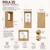 Szafka Łazienkowa Na Pralkę Lub Suszarkę POLA 2S DĄB ARTISAN 2 Szuflady-6