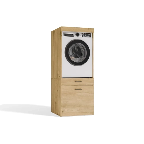 Szafka Łazienkowa Na Pralkę Lub Suszarkę POLA 2S DĄB ARTISAN 2 Szuflady-8
