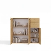 KOMODA FRAN DĄB ARTISAN 120 Cm 3 Drzwi 2 Szuflady 30 Cm Do Salonu Sypialni-11