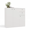 KOMODA FRAN BIAŁY 120 Cm Szafka 3 Drzwi 2 Szuflady 30 Cm Do Salonu Sypialni-1