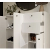 KOMODA FRAN BIAŁY 120 Cm Szafka 3 Drzwi 2 Szuflady 30 Cm Do Salonu Sypialni-6