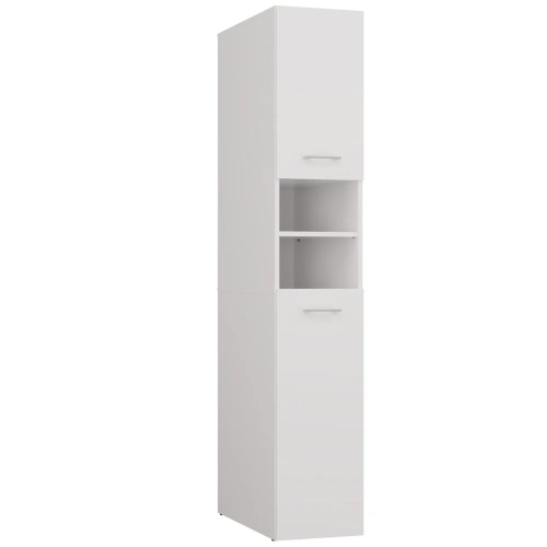 SZAFKA Łazienkowa Słupek POLA 32 BIAŁY 180 cm Głębokość 64 cm 2 Drzwi Półki-10