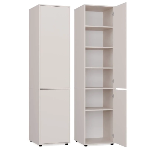 SZAFKA Wysoki Słupek ATLANTA 2D Drążek 2 Drzwi Półki Sypialnia Salon 209 Cm-1