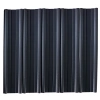 Listwy ogrodzeniowe pionowe szerokie 123 x250 RD05 antracyt