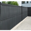 Listwy ogrodzeniowe pionowe szerokie 123 x250 RD05 antracyt
