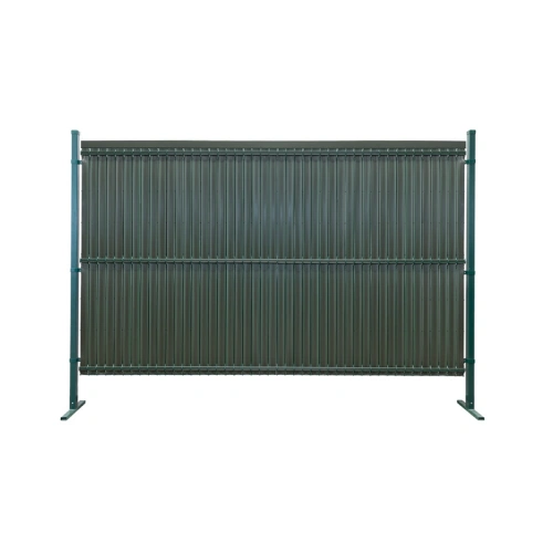 Listwy ogrodzeniowe pionowe szerokie 123 X 250 RD12 zielona