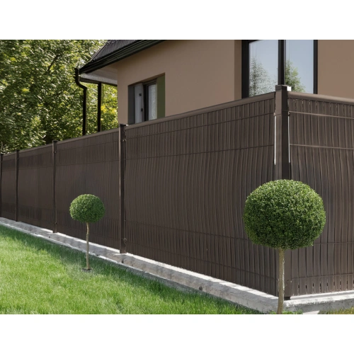 Listwy ogrodzeniowe pionowe szerokie 153 x 250 RD01 jasny brąz