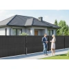 Listwy ogrodzeniowe pionowe szerokie 153 x250 RD04 czarne