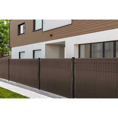 Listwy ogrodzeniowe pionowe szerokie 173X250 RD01 jasny brąz
