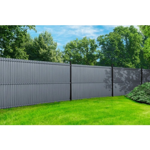 Listwy ogrodzeniowe pionowe szerokie 173 x250 RD03 ciemny szary
