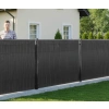 Listwy ogrodzeniowe pionowe szerokie 173 x250 RD04 czarne
