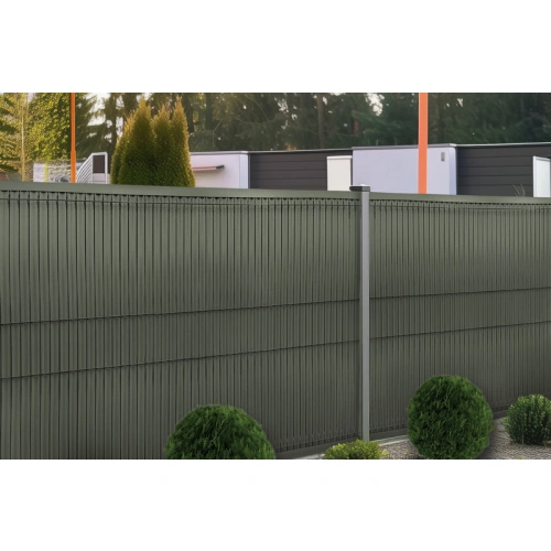 Listwy ogrodzeniowe pionowe szerokie173 X 250 RD12 zielona