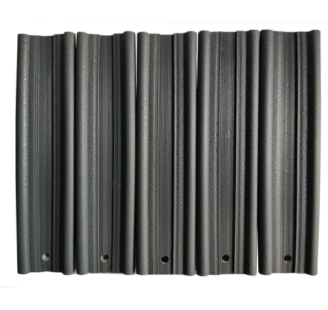 Listwa ogrodzeniowa pionowa szeroka 123x8 RD03 szary