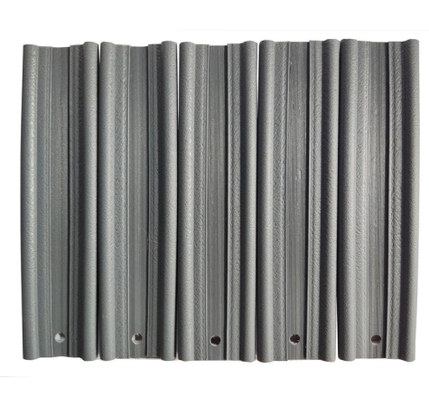 Listwa ogrodzeniowa pionowa szeroka 153x8 RD03 ciemny szary