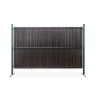 Listwa ogrodzeniowa pionowa szeroka 153x8 RD04 czarny