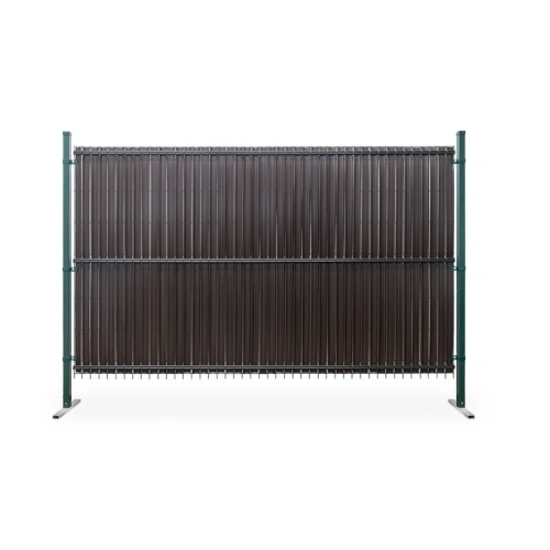 Listwa ogrodzeniowa pionowa szeroka 153x8 RD04 czarny
