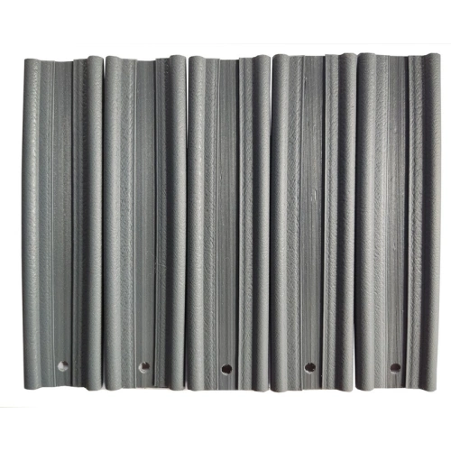 Listwa ogrodzeniowa pionowa szeroka 173x8 RD03 ciemny szary