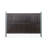 Listwa ogrodzeniowa pionowa szeroka 173x8 RD04 czarny