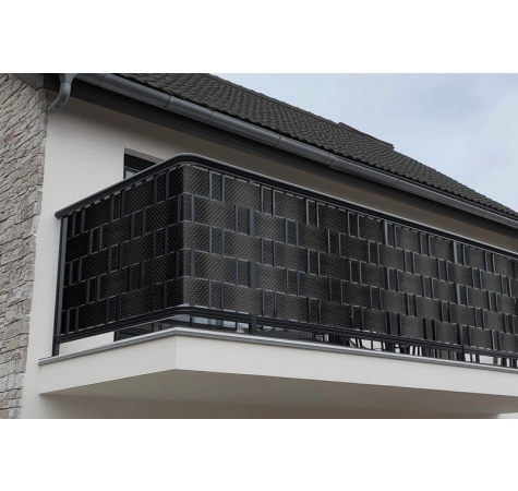 Taśma ogrodzeniowa do paneli 19/255 cm RD04 CZARNY