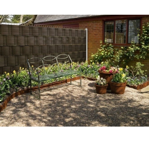 Taśma ogrodzeniowa do paneli 19/255 cm słomkowa RD08