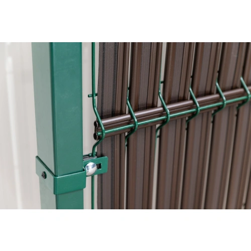 Listwy ogrodzeniowe pionowe153 x 250 RD01 jasny brąz