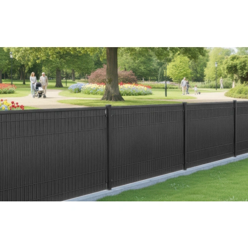 Listwy ogrodzeniowe pionowe 153 x250 RD04 czarne