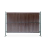 Listwy ogrodzeniowe pionowe 123 x 250 RD01 jasny brąz