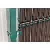 Listwy ogrodzeniowe pionowe 123 x 250 RD02 ciemny brąz