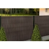 Listwy ogrodzeniowe pionowe 123 x 250 RD02 ciemny brąz