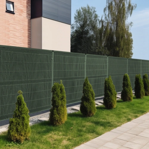 Listwy ogrodzeniowe pionowe 123 X 250 RD12 zielona
