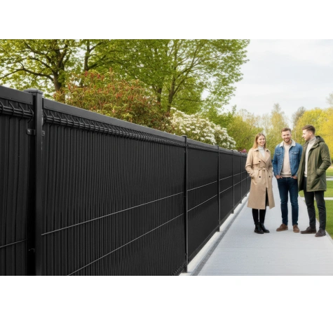 Listwy ogrodzeniowe pionowe 173 x250 RD04 czarne